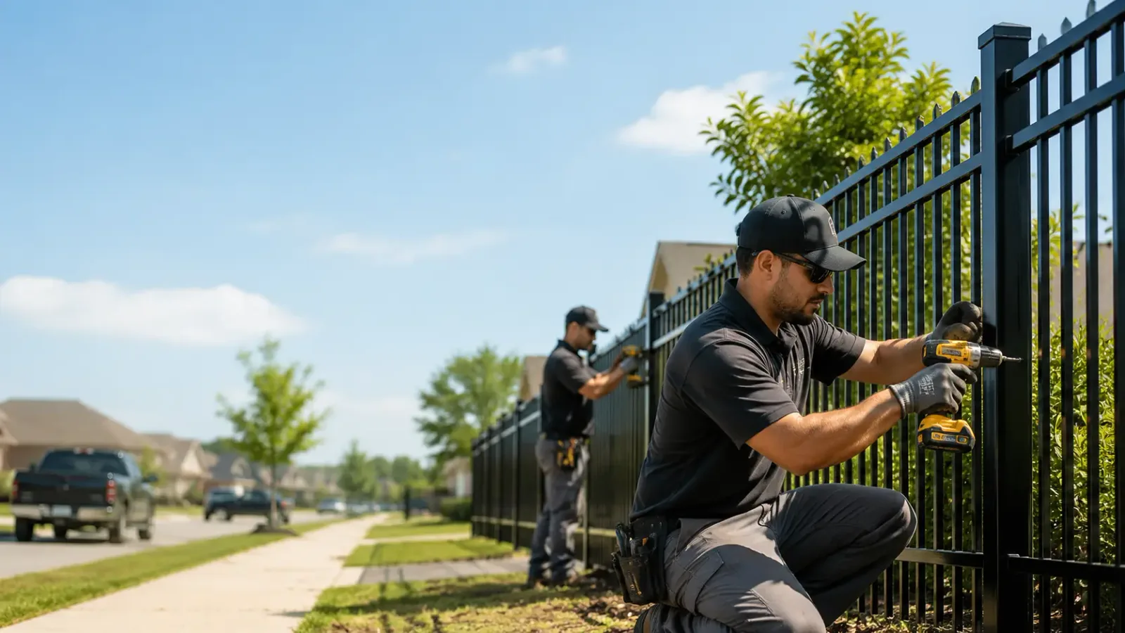 Metal Fence Installation in Corona, CA